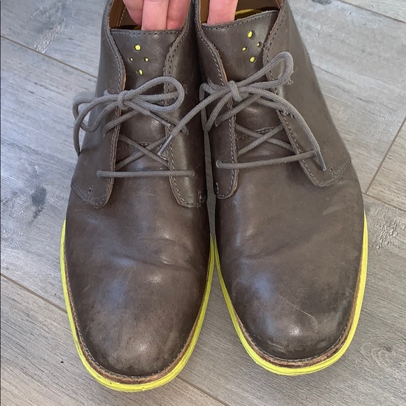 Cole Haan Grey/Brown Grand.os Chukka Boot Size 11 - Picture 4 of 10